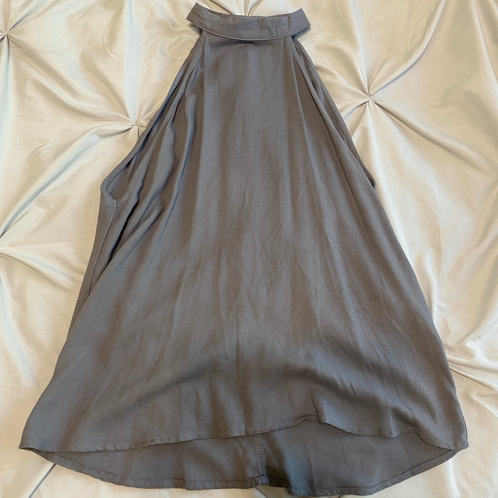 Gray blouse from Forever 21.